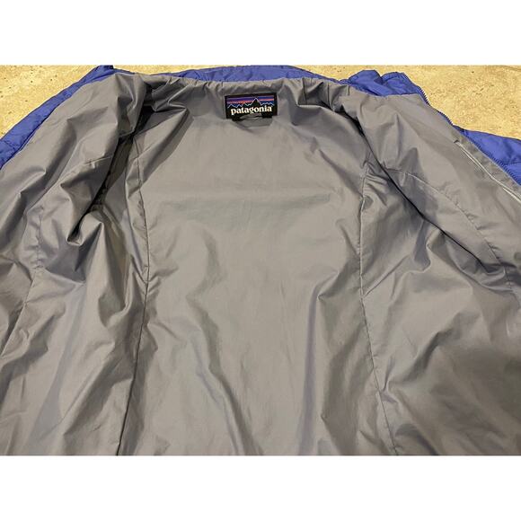 Patagonia Jacket Kids Medium 10 Nano Puff Diamond Quilted Winter Ski Warm Coat - Picture 6 of 6